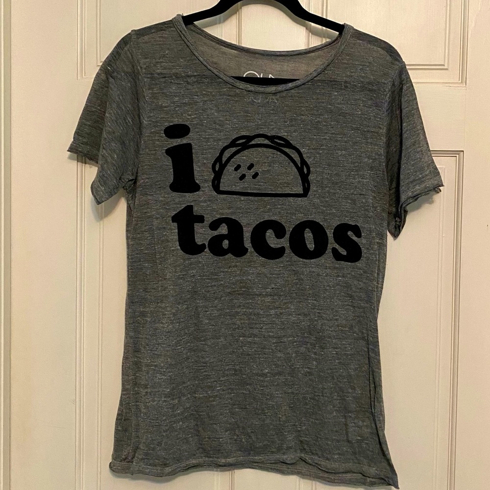 I love tacos!!! Adorable tee from Chaser